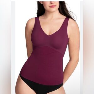 Honey love honeylove LiftWear Tank With Built In Bra shapewear fig purple 1X